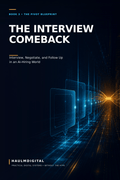 Cover of The Interview Comeback, a digital PDF workbook by HaulmDigital, subtitle Interview, Negotiate, and Follow Up in an AI-Hiring World.